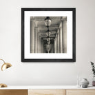 Corridor I by YK Studio on GIANT ART - black architectural perspective