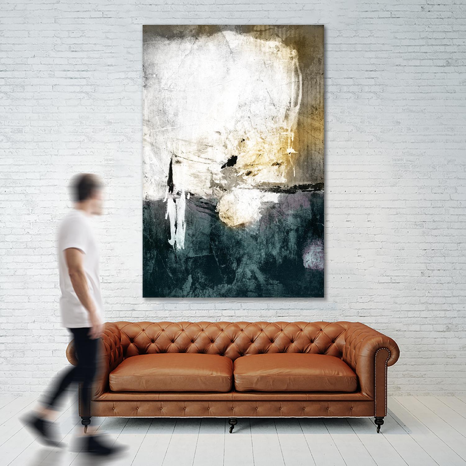 All through the Night by Fiona Hoop on GIANT ART - white abstract