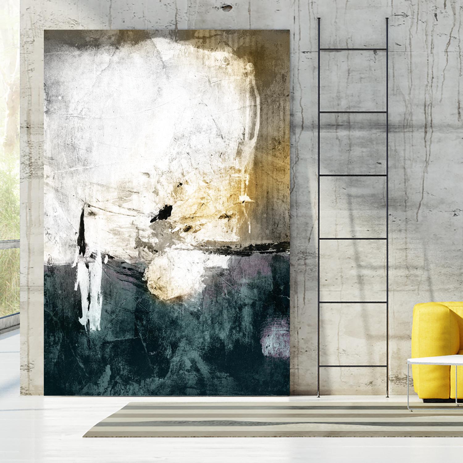 All through the Night by Fiona Hoop on GIANT ART - white abstract