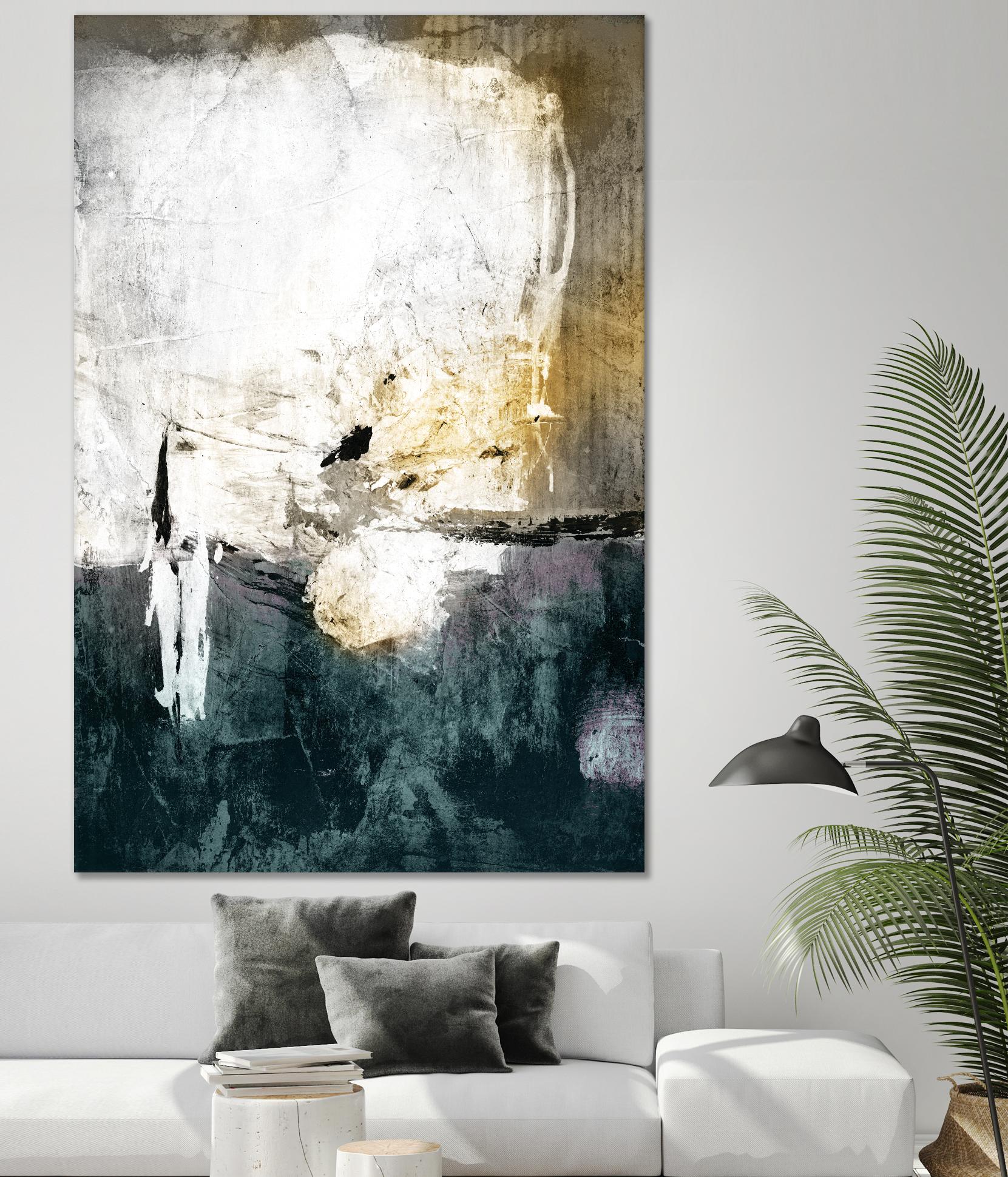 All through the Night by Fiona Hoop on GIANT ART - white abstract