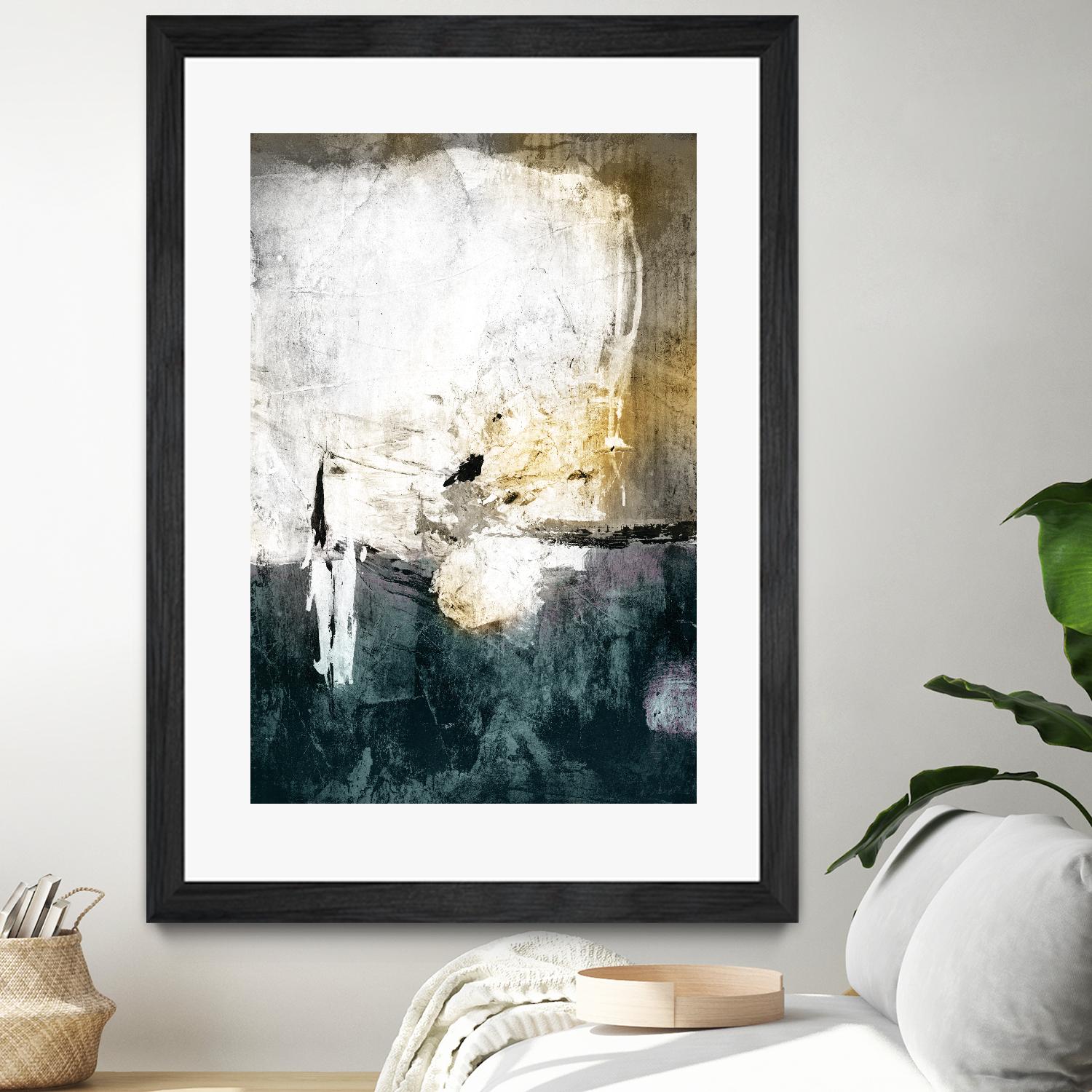 All through the Night by Fiona Hoop on GIANT ART - white abstract