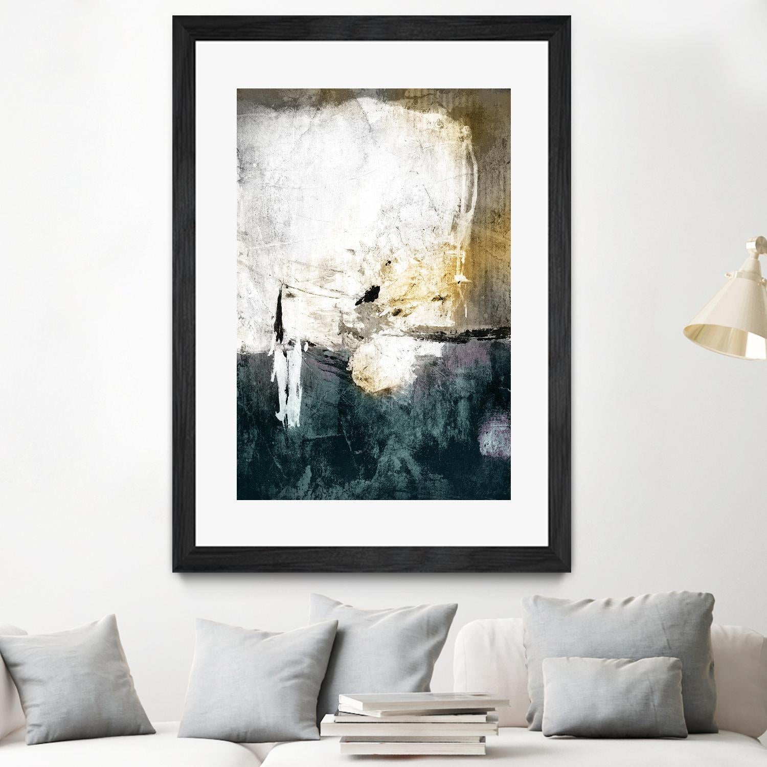 All through the Night by Fiona Hoop on GIANT ART - white abstract