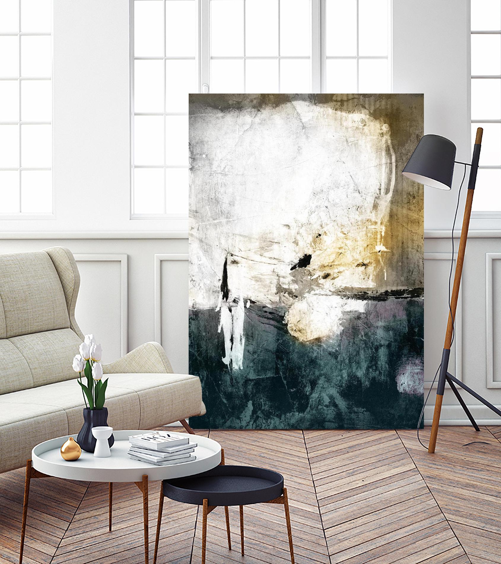 All through the Night by Fiona Hoop on GIANT ART - white abstract