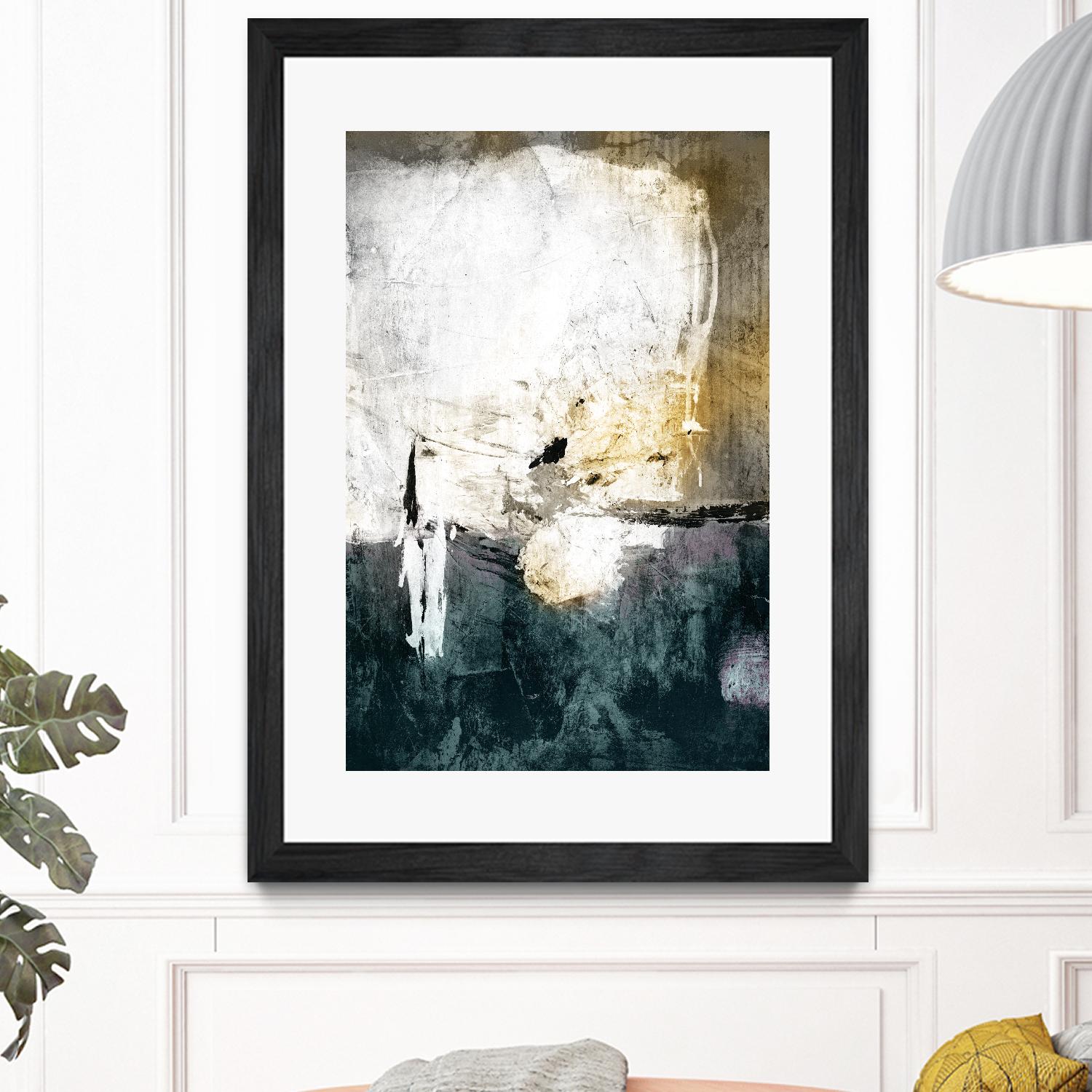All through the Night by Fiona Hoop on GIANT ART - white abstract