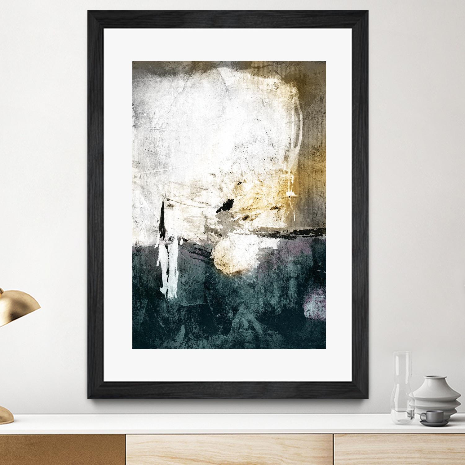 All through the Night by Fiona Hoop on GIANT ART - white abstract