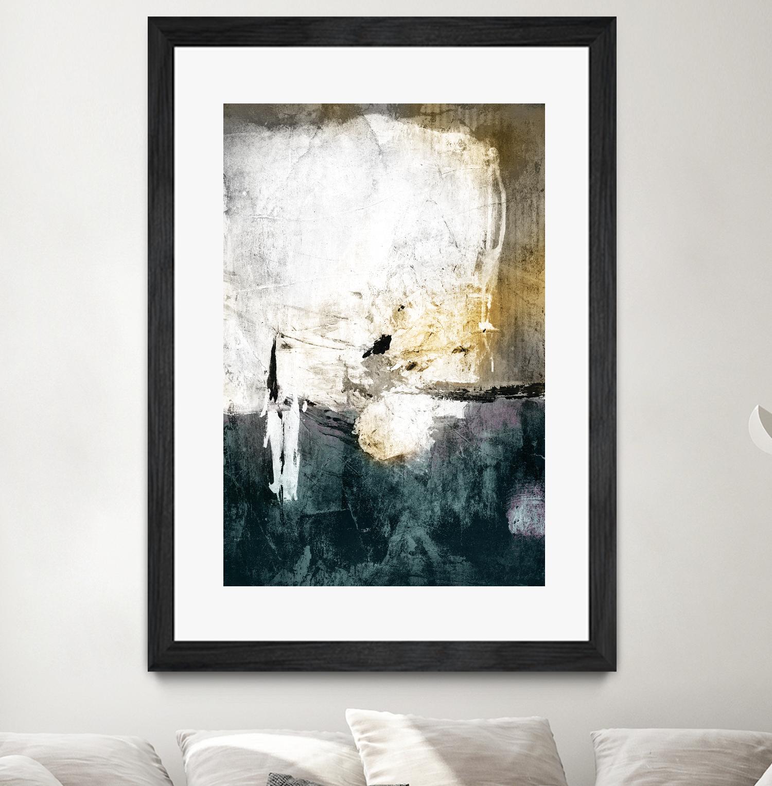 All through the Night by Fiona Hoop on GIANT ART - white abstract