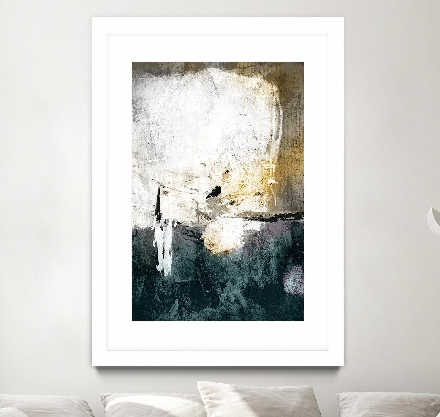All through the Night by Fiona Hoop on GIANT ART - white abstract