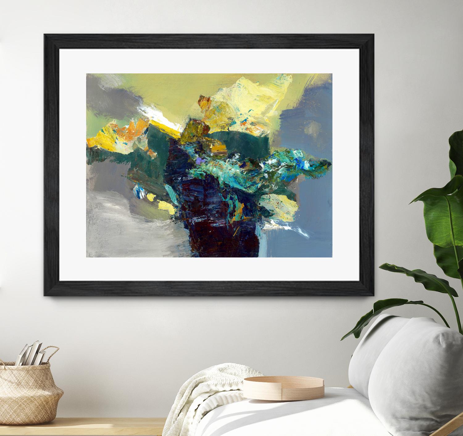 United by Fiona Hoop on GIANT ART - yellow abstract