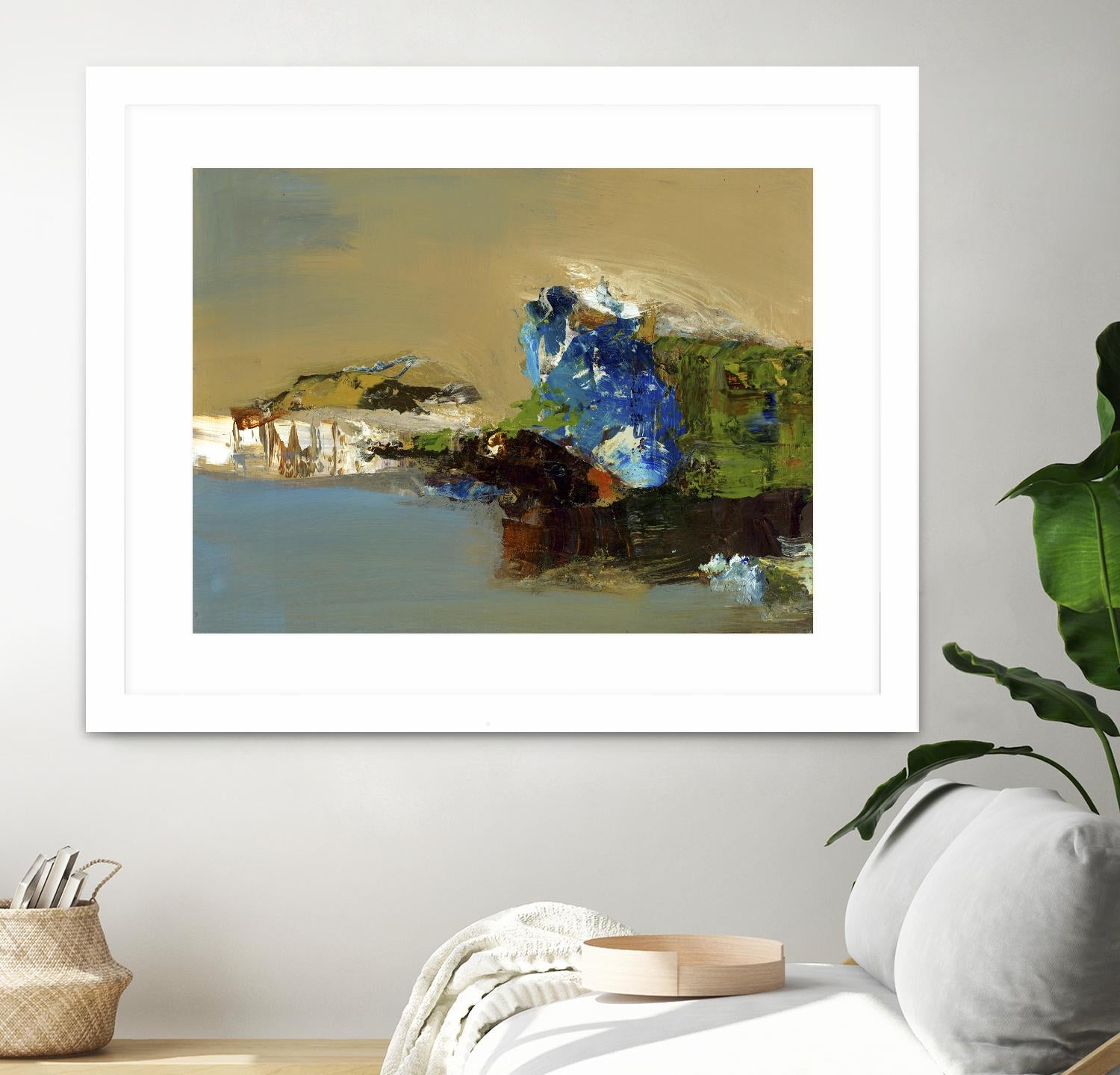 Make Room by Fiona Hoops on GIANT ART - blue abstract