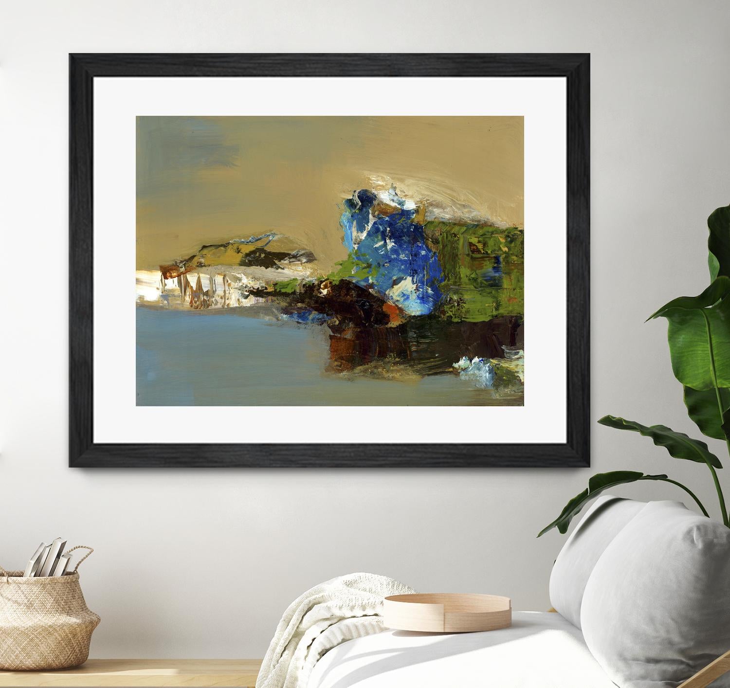 Make Room by Fiona Hoops on GIANT ART - blue abstract