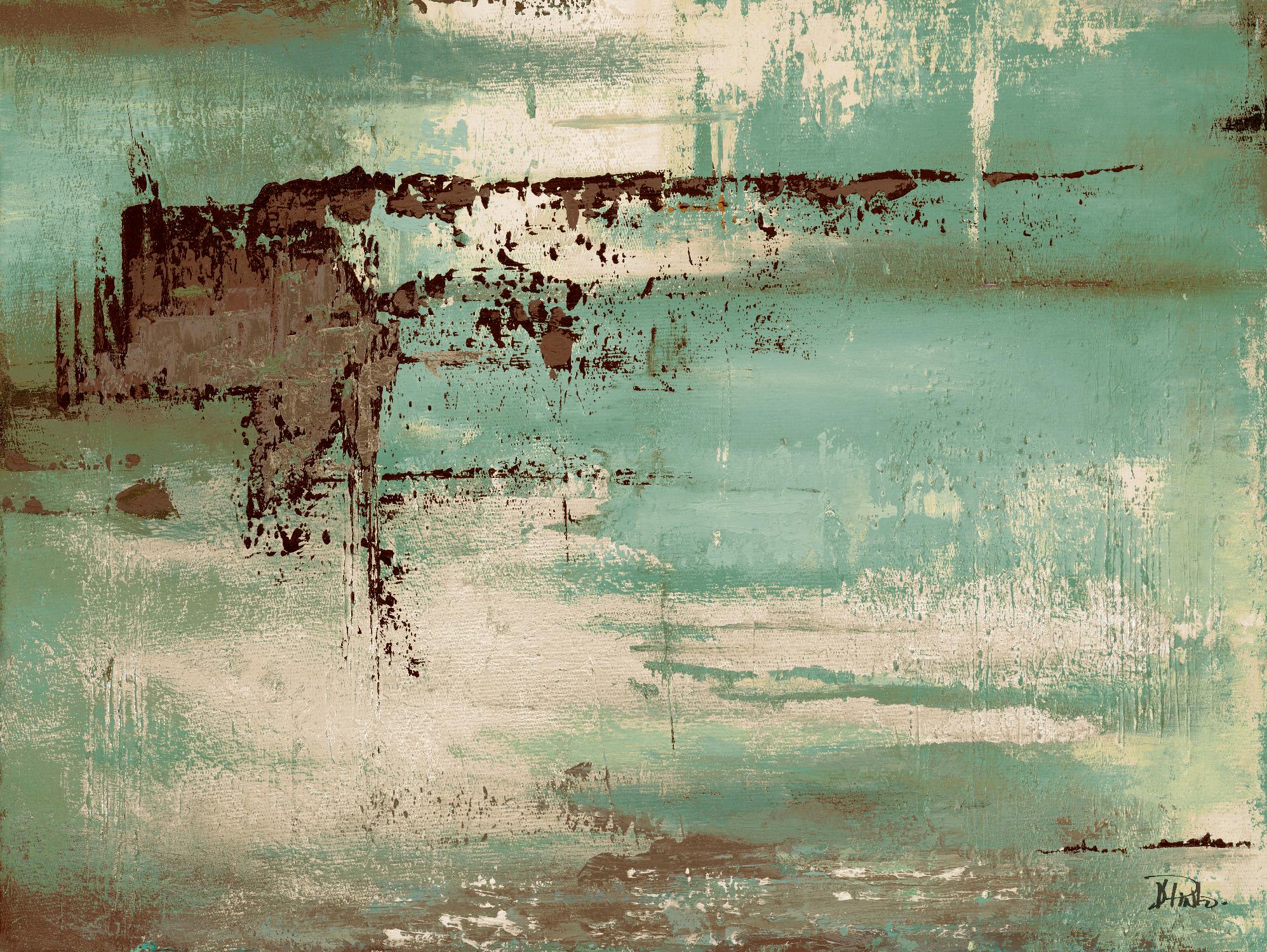 The Teal and Brown Ones by Patricia Pinto on GIANT ART - abstract