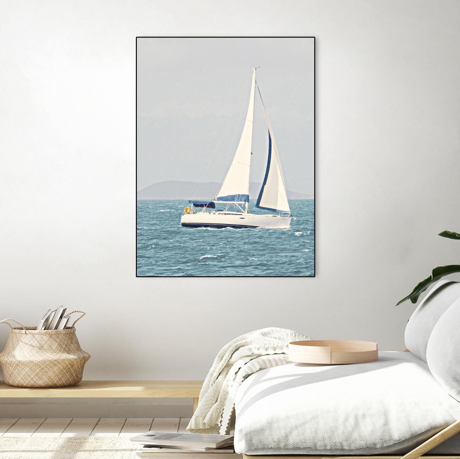 Sailing The Ocean by Kathy Mansfield on GIANT ART - coastal