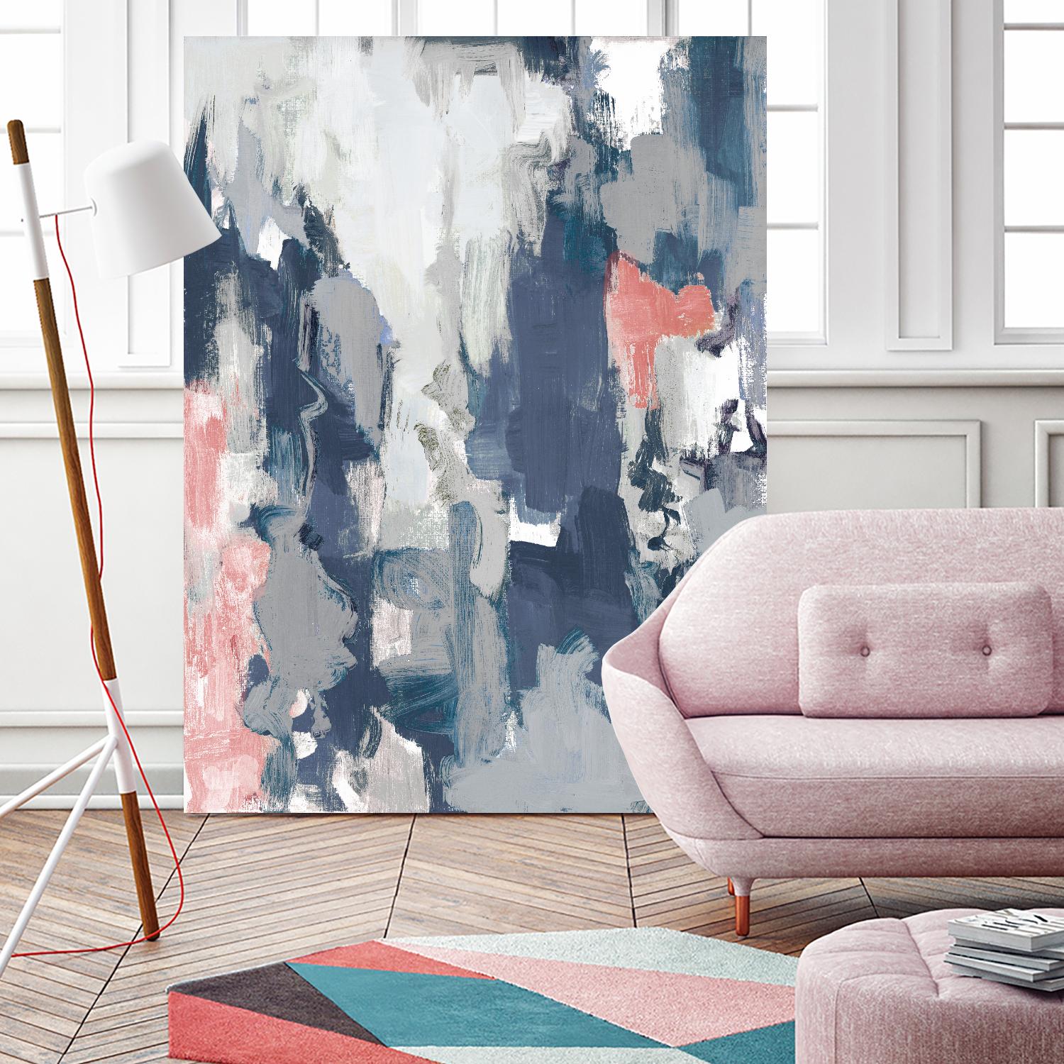 Blue Serenade Abstract by Lanie Loreth on GIANT ART - blue abstract