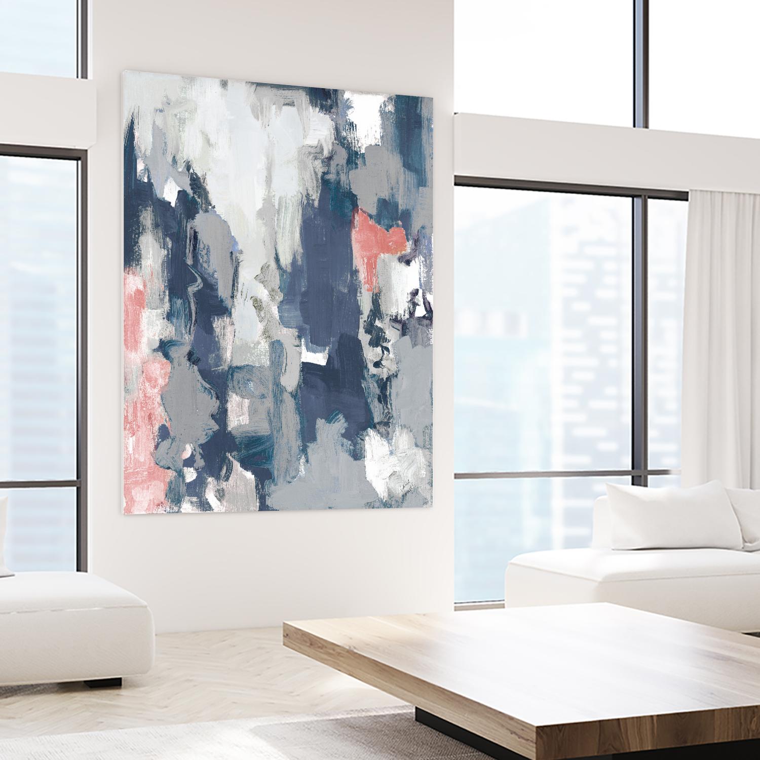 Blue Serenade Abstract by Lanie Loreth on GIANT ART - blue abstract