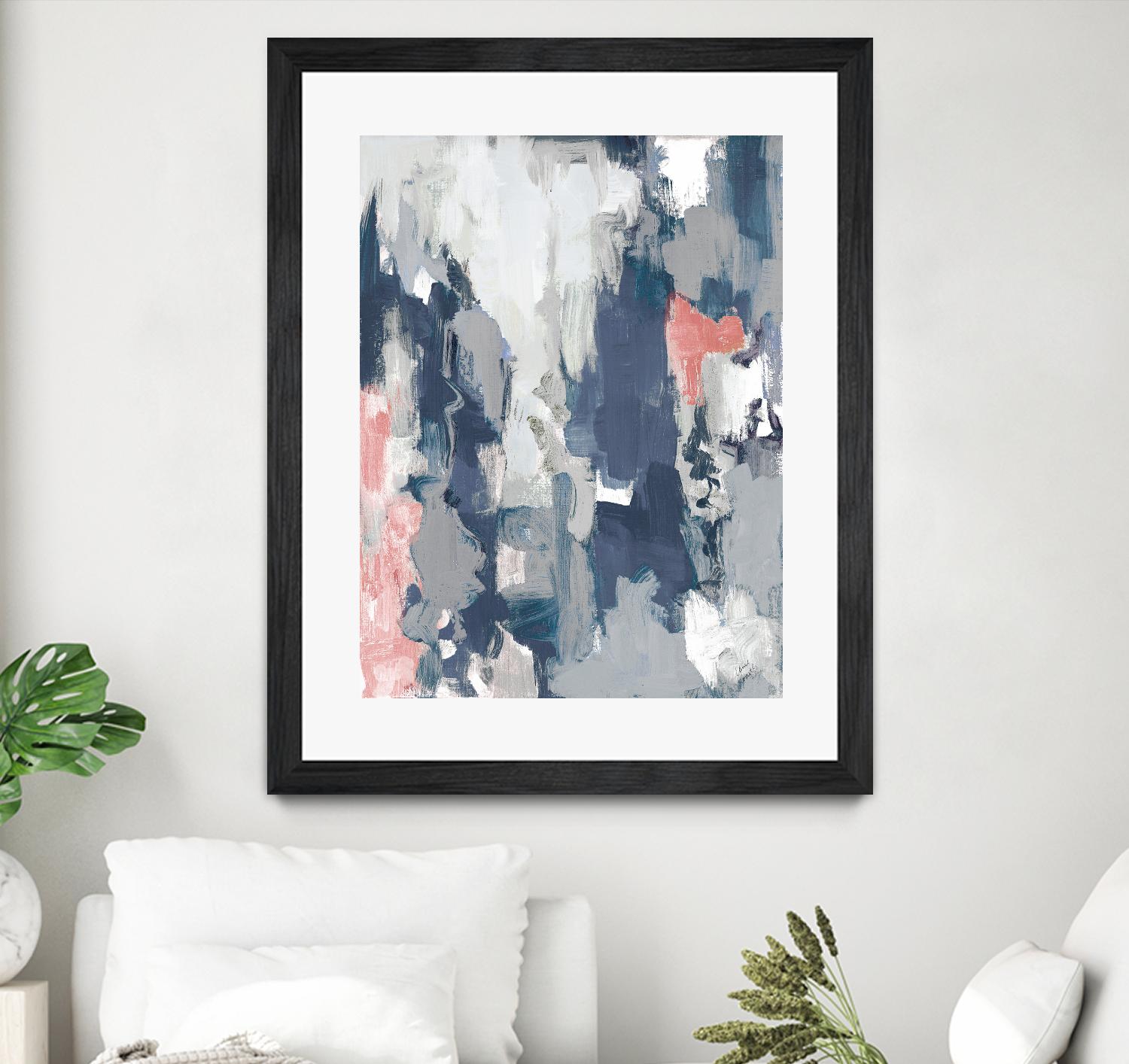 Blue Serenade Abstract by Lanie Loreth on GIANT ART - blue abstract