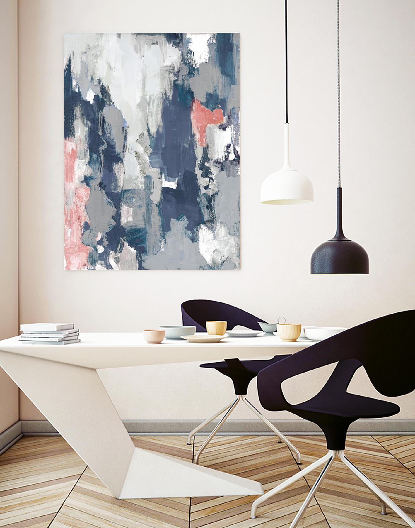 Blue Serenade Abstract by Lanie Loreth on GIANT ART - blue abstract