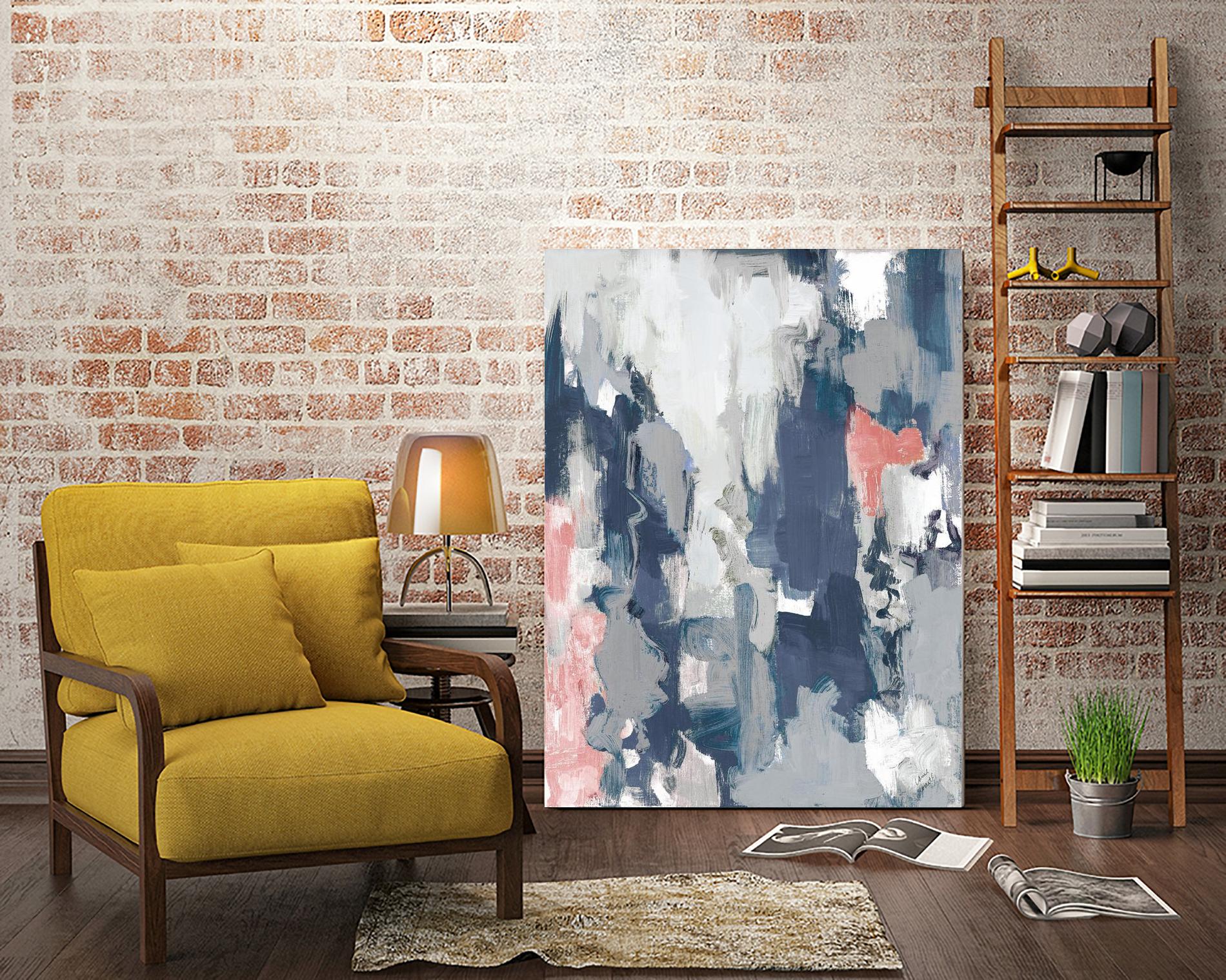 Blue Serenade Abstract by Lanie Loreth on GIANT ART - blue abstract