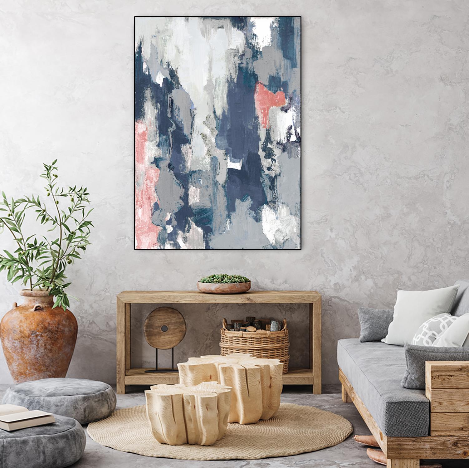 Blue Serenade Abstract by Lanie Loreth on GIANT ART - blue abstract