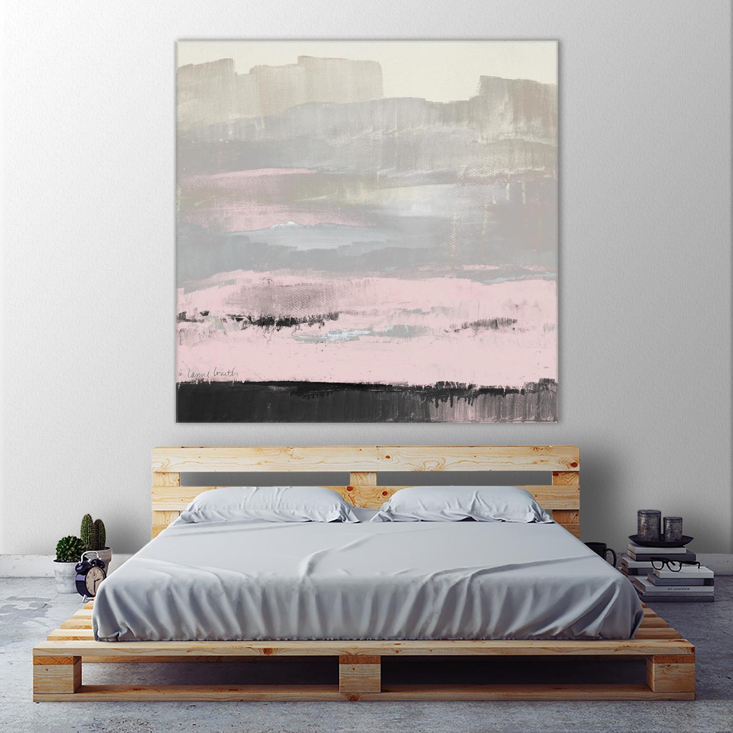 In the Distance (Pink) by Lanie Loreth on GIANT ART - abstract