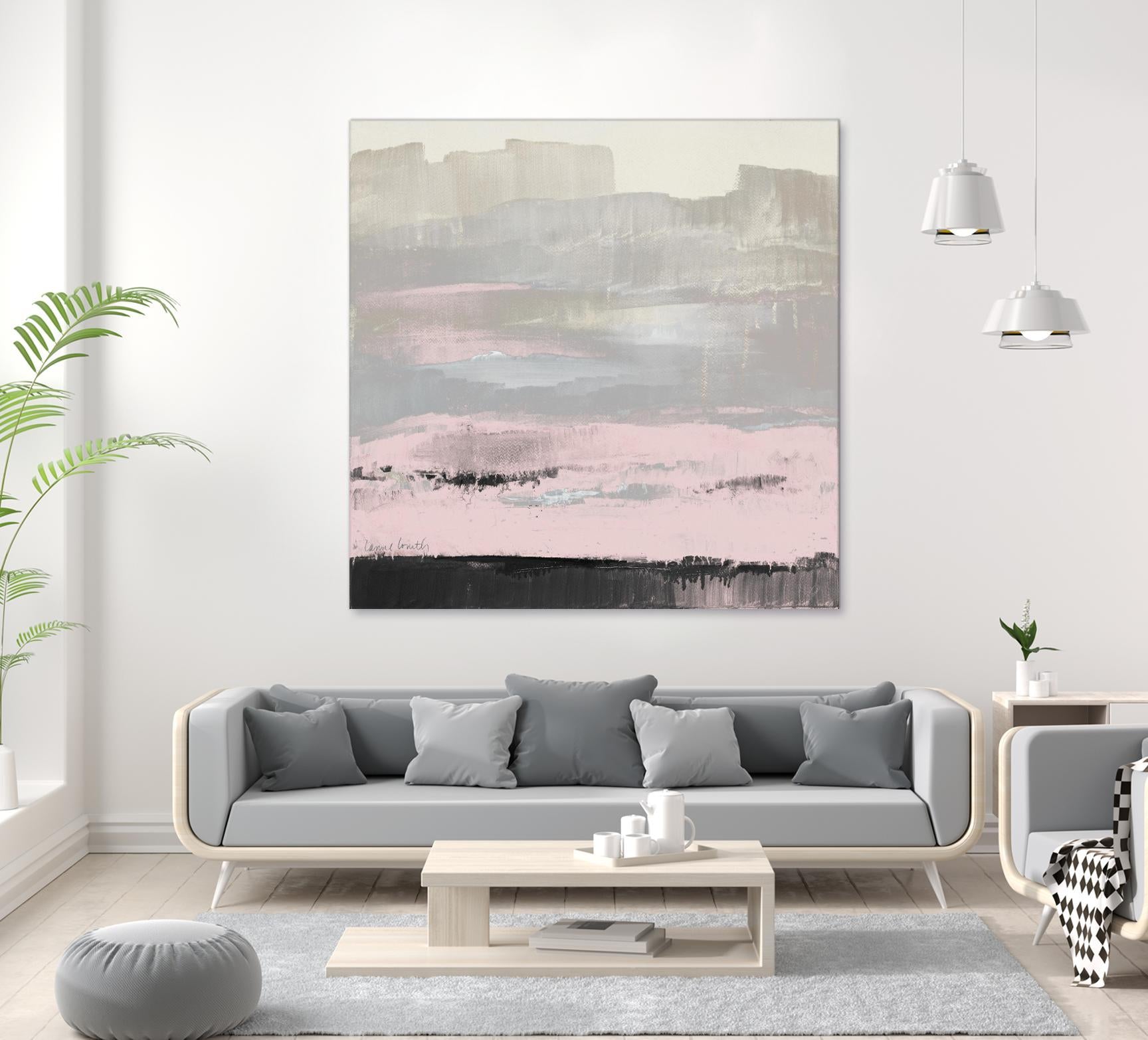 In the Distance (Pink) by Lanie Loreth on GIANT ART - abstract