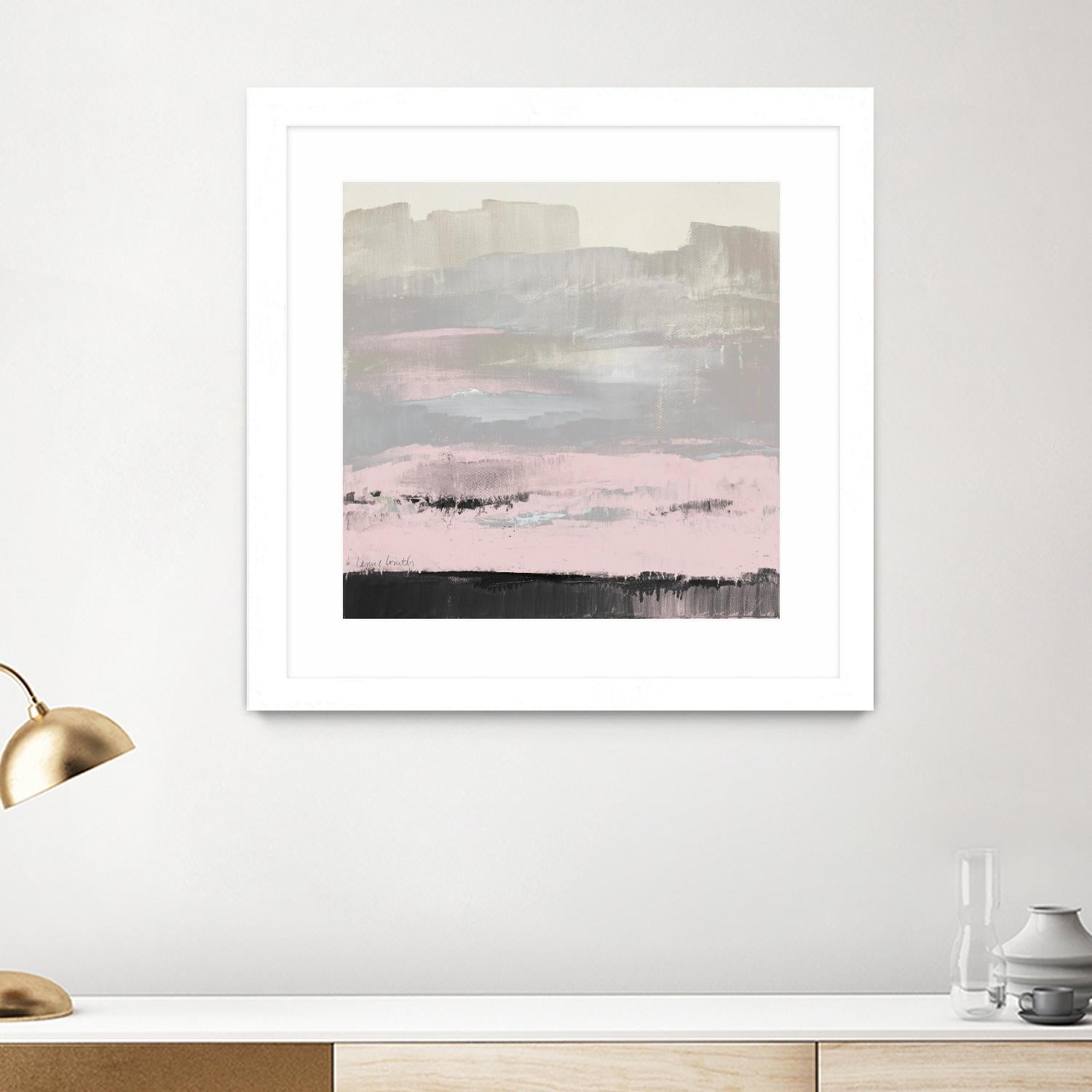 In the Distance (Pink) by Lanie Loreth on GIANT ART - abstract