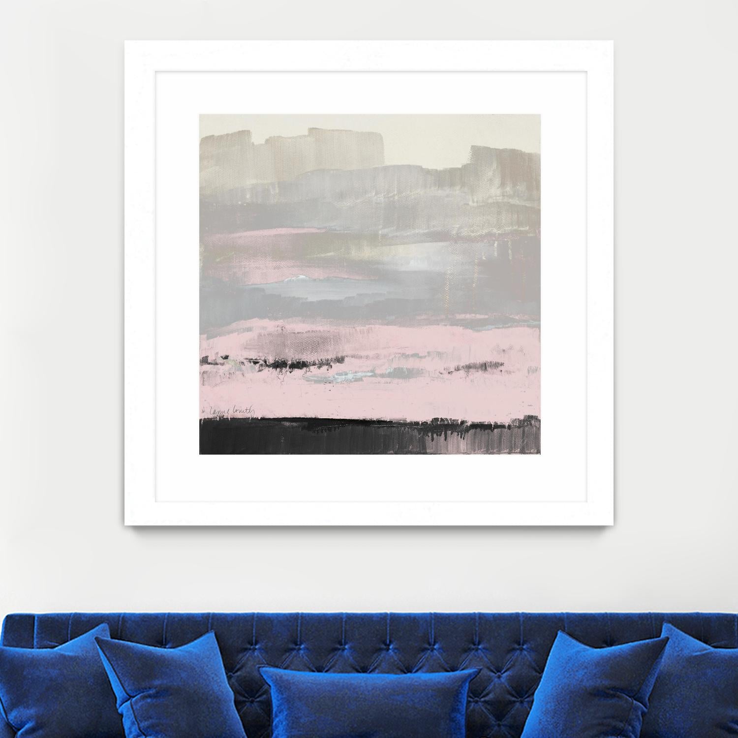 In the Distance (Pink) by Lanie Loreth on GIANT ART - abstract