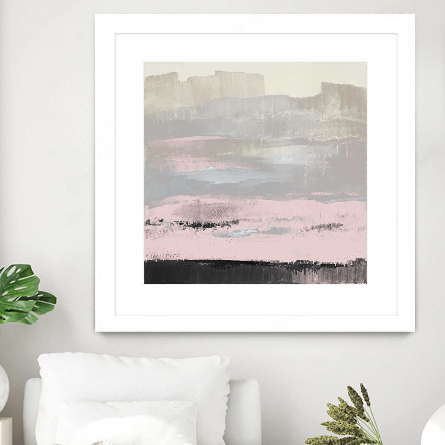 In the Distance (Pink) by Lanie Loreth on GIANT ART - abstract