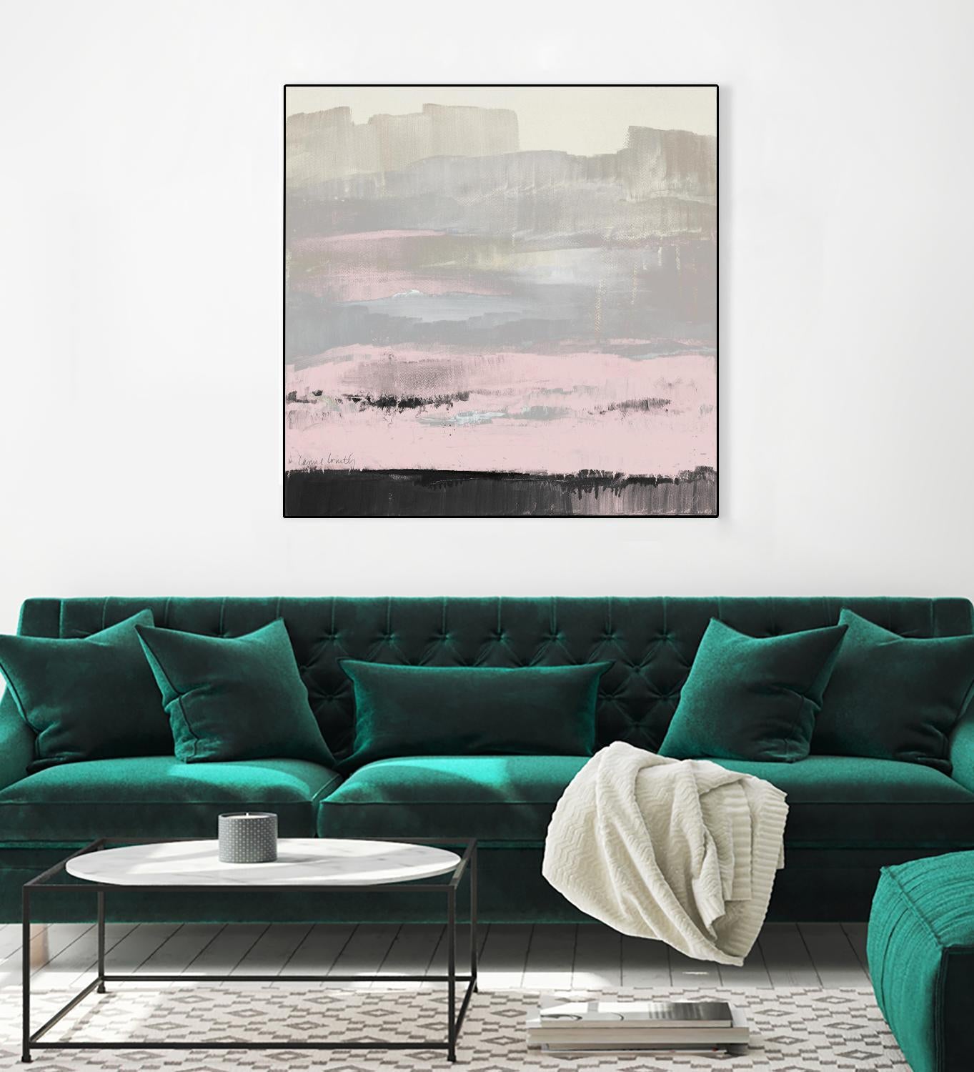 In the Distance (Pink) by Lanie Loreth on GIANT ART - abstract