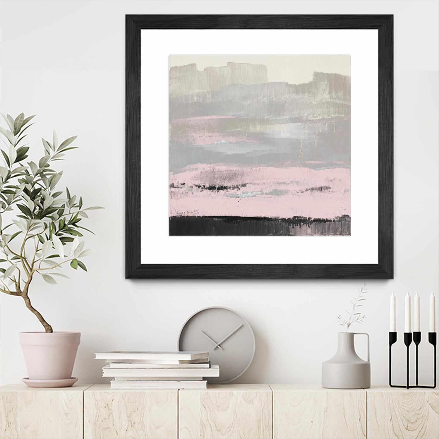 In the Distance (Pink) by Lanie Loreth on GIANT ART - abstract