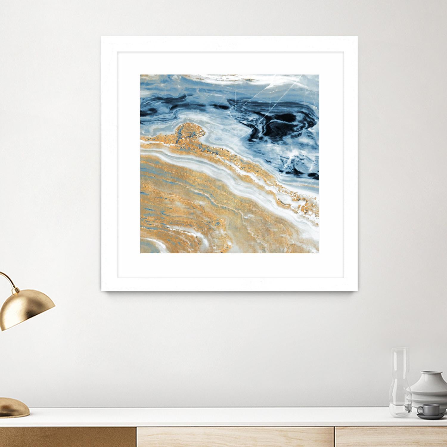 Clear Water With Gold I by Susan Bryant on GIANT ART - coastal photography