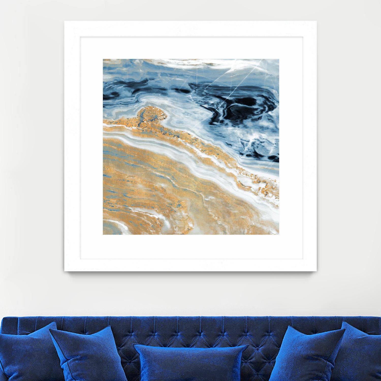 Clear Water With Gold I by Susan Bryant on GIANT ART - coastal photography