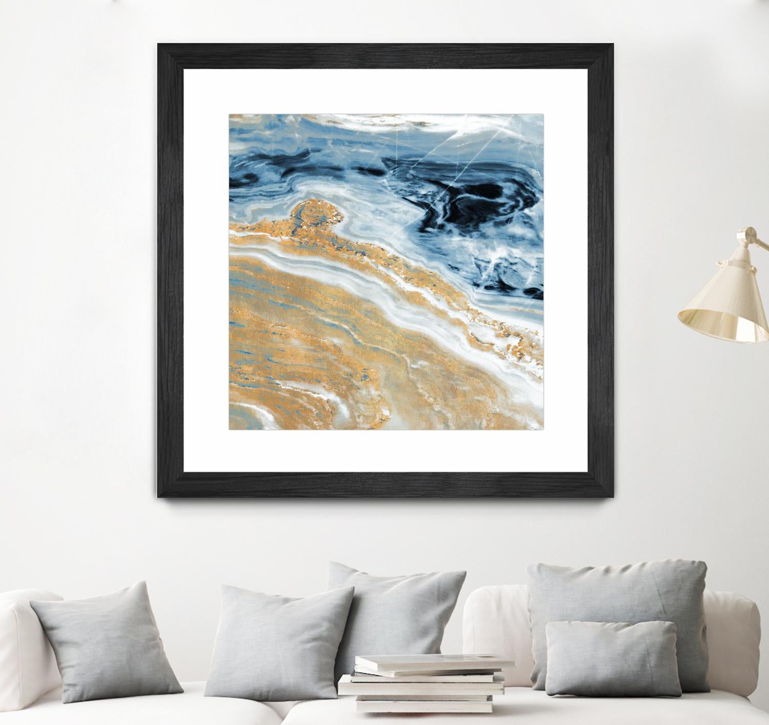 Clear Water With Gold I by Susan Bryant on GIANT ART - coastal photography