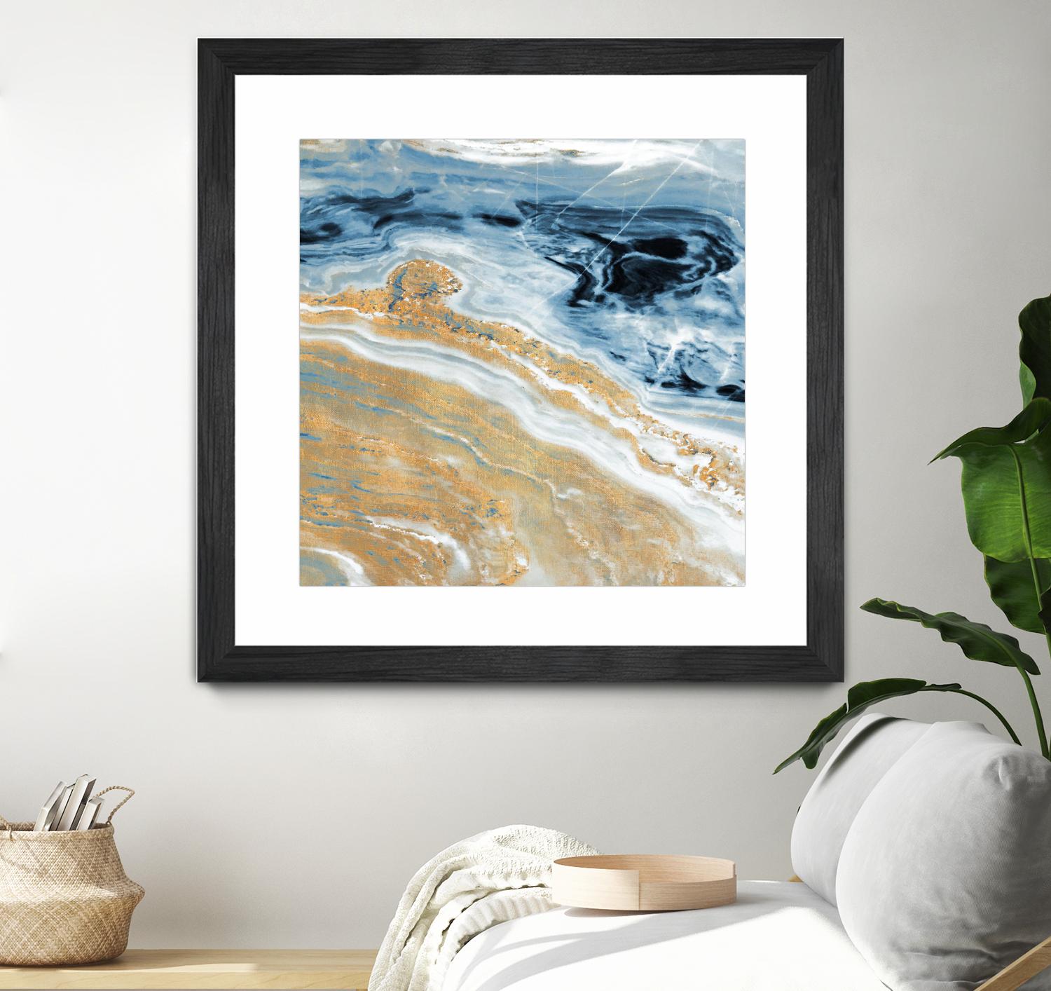 Clear Water With Gold I by Susan Bryant on GIANT ART - coastal photography