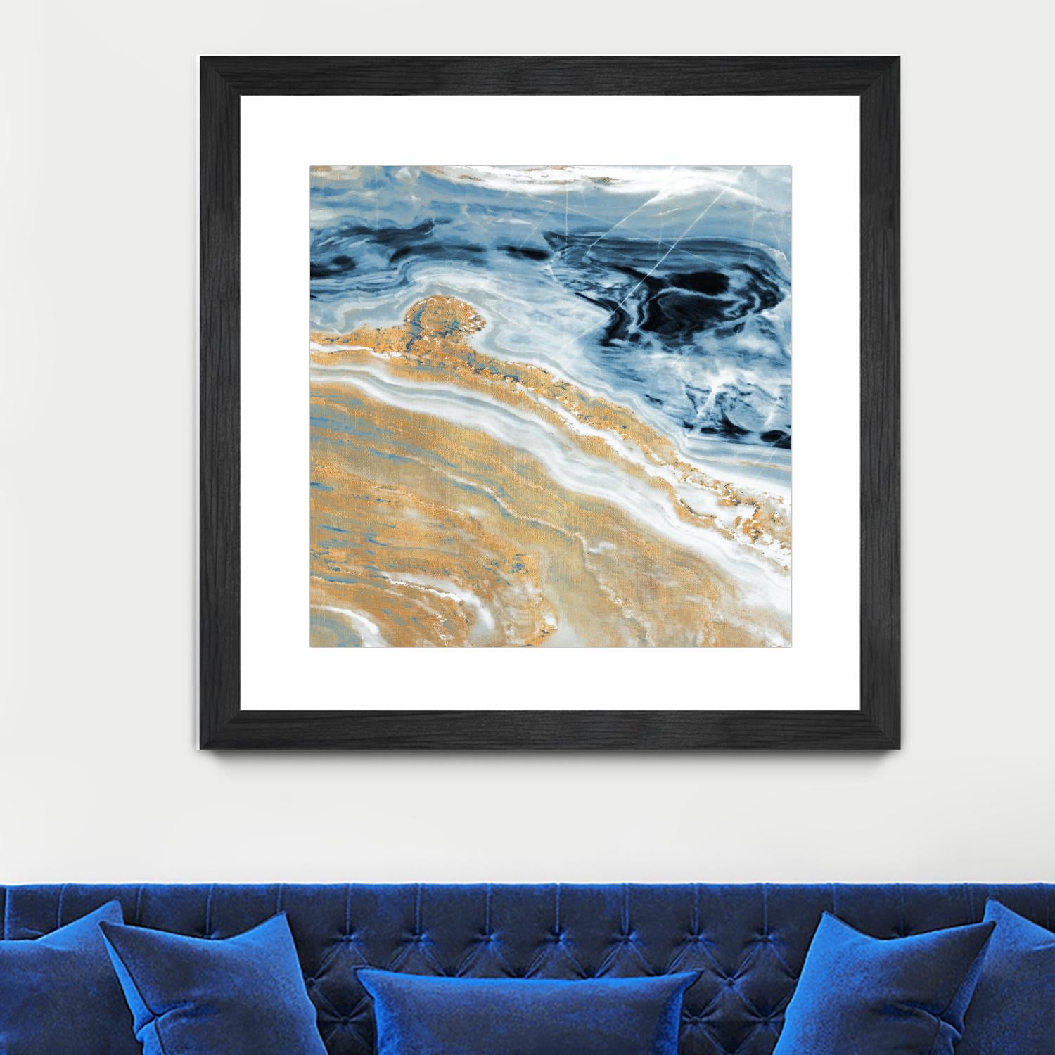 Clear Water With Gold I by Susan Bryant on GIANT ART - coastal photography