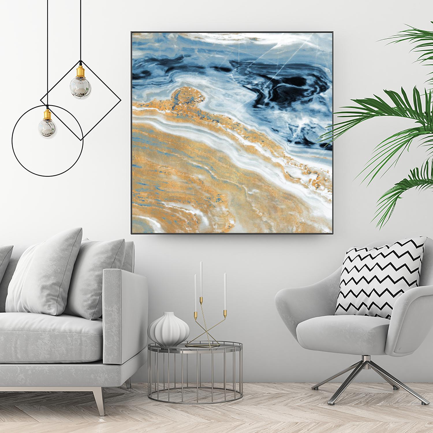 Clear Water With Gold I by Susan Bryant on GIANT ART - coastal photography