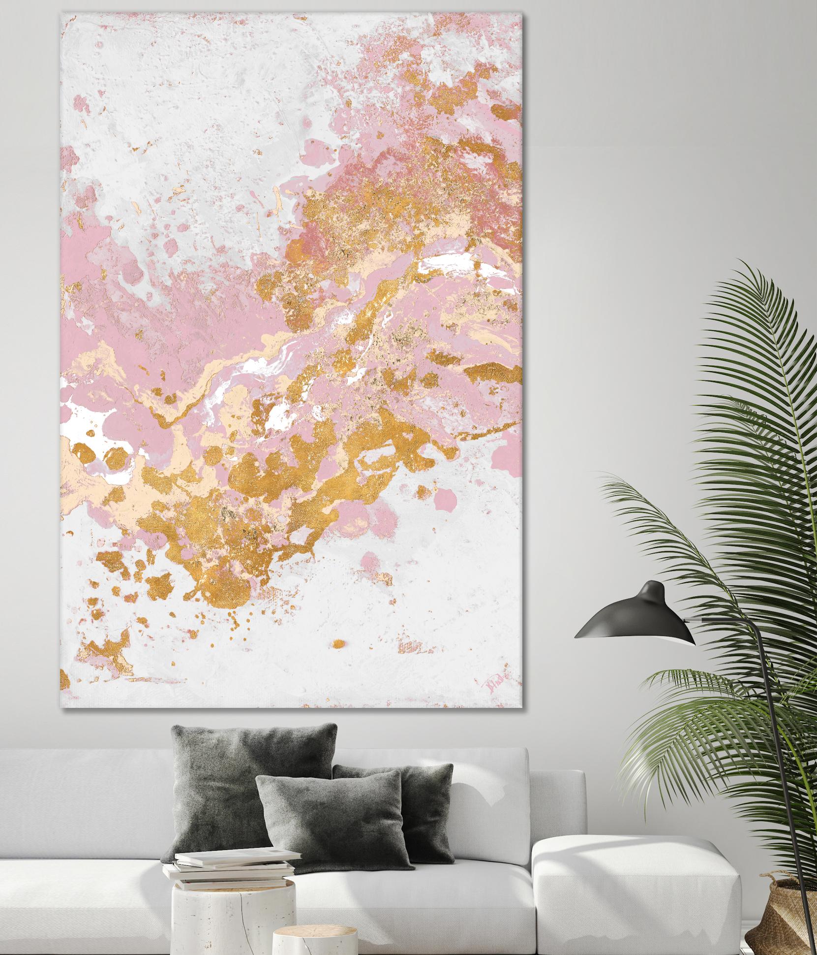 Pink Turbulence by Patricia Pinto on GIANT ART - pink abstract