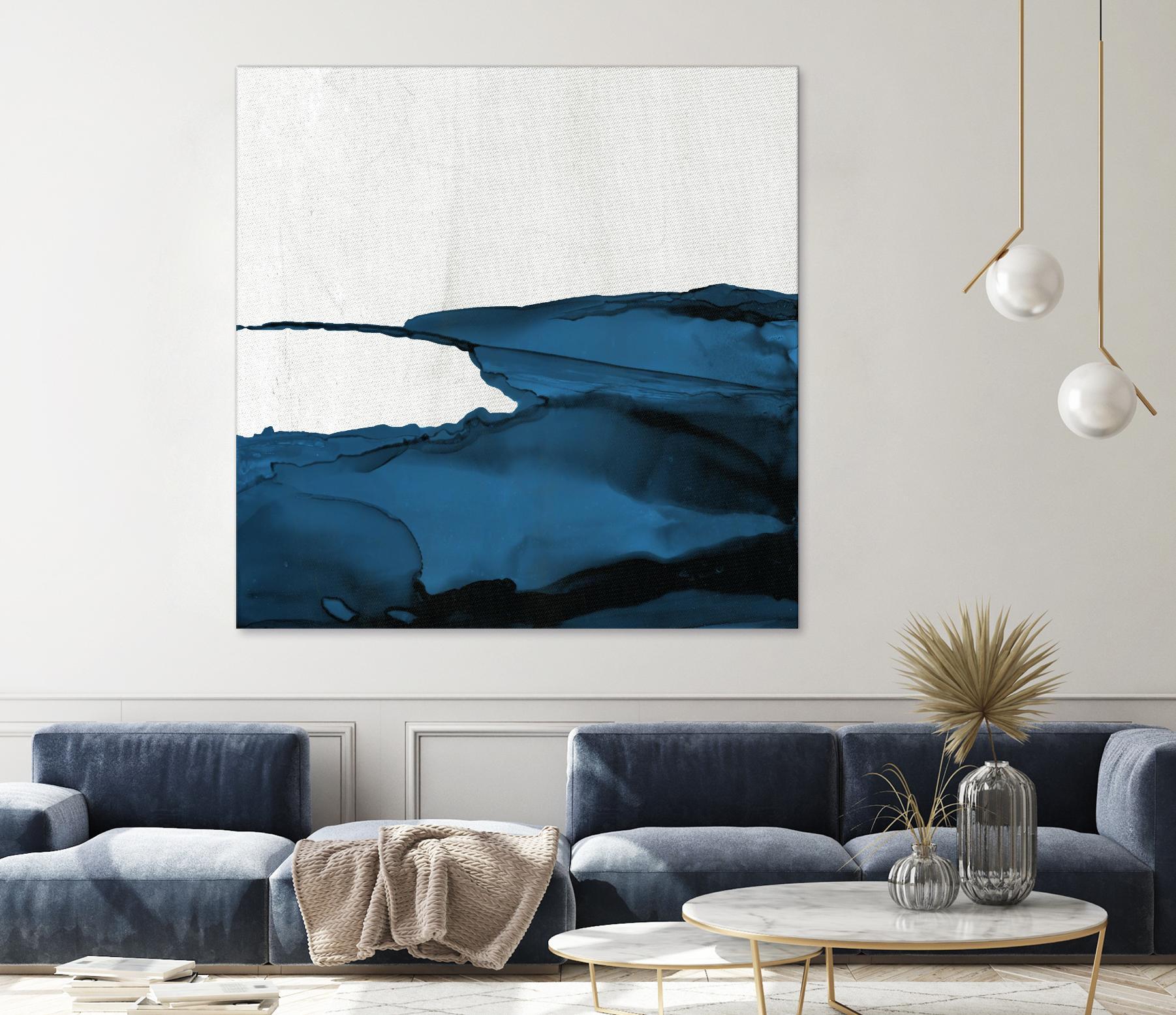 Royal Blue Escape II by Elizabeth Medley on GIANT ART - abstract