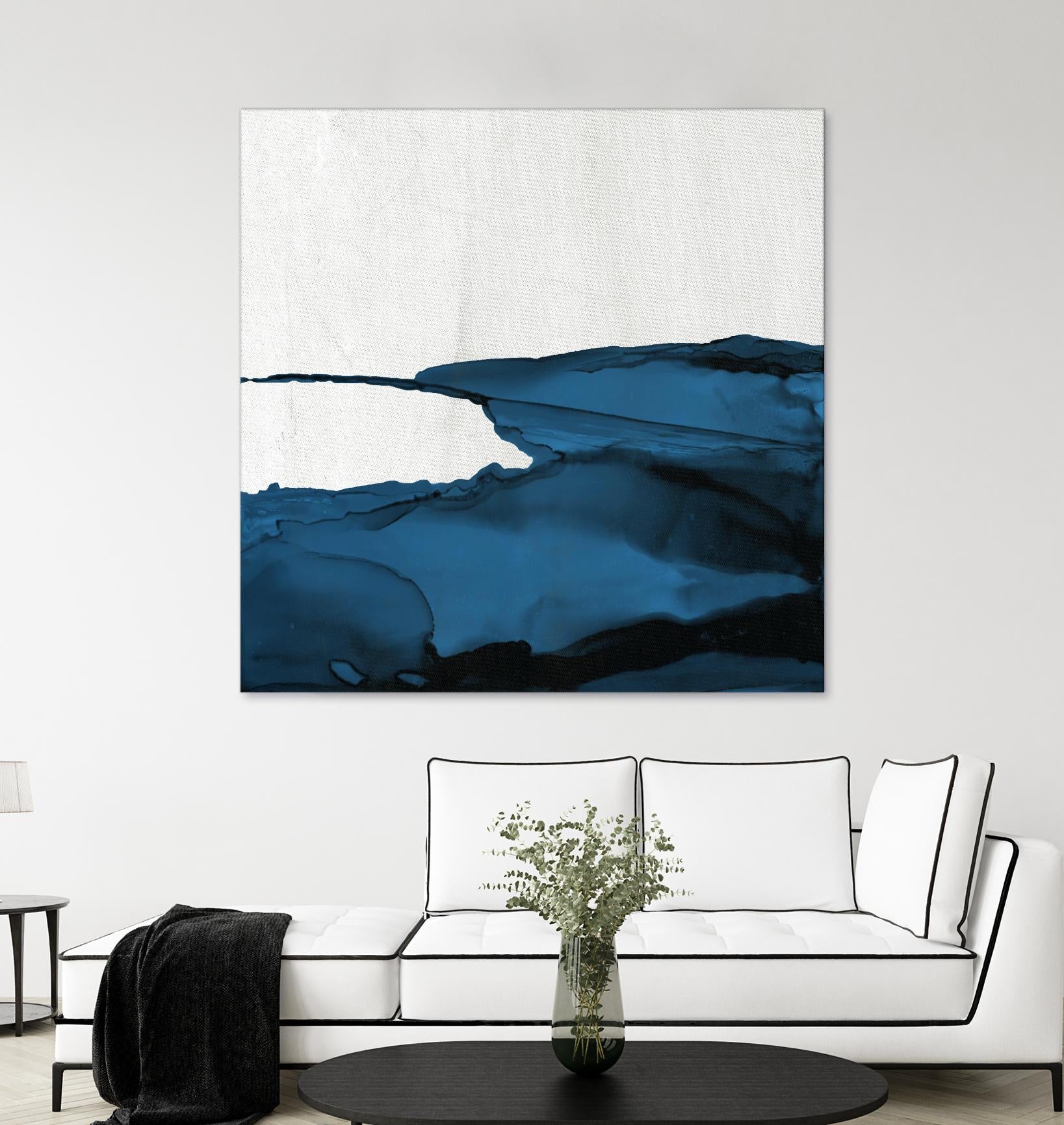 Royal Blue Escape II by Elizabeth Medley on GIANT ART - abstract