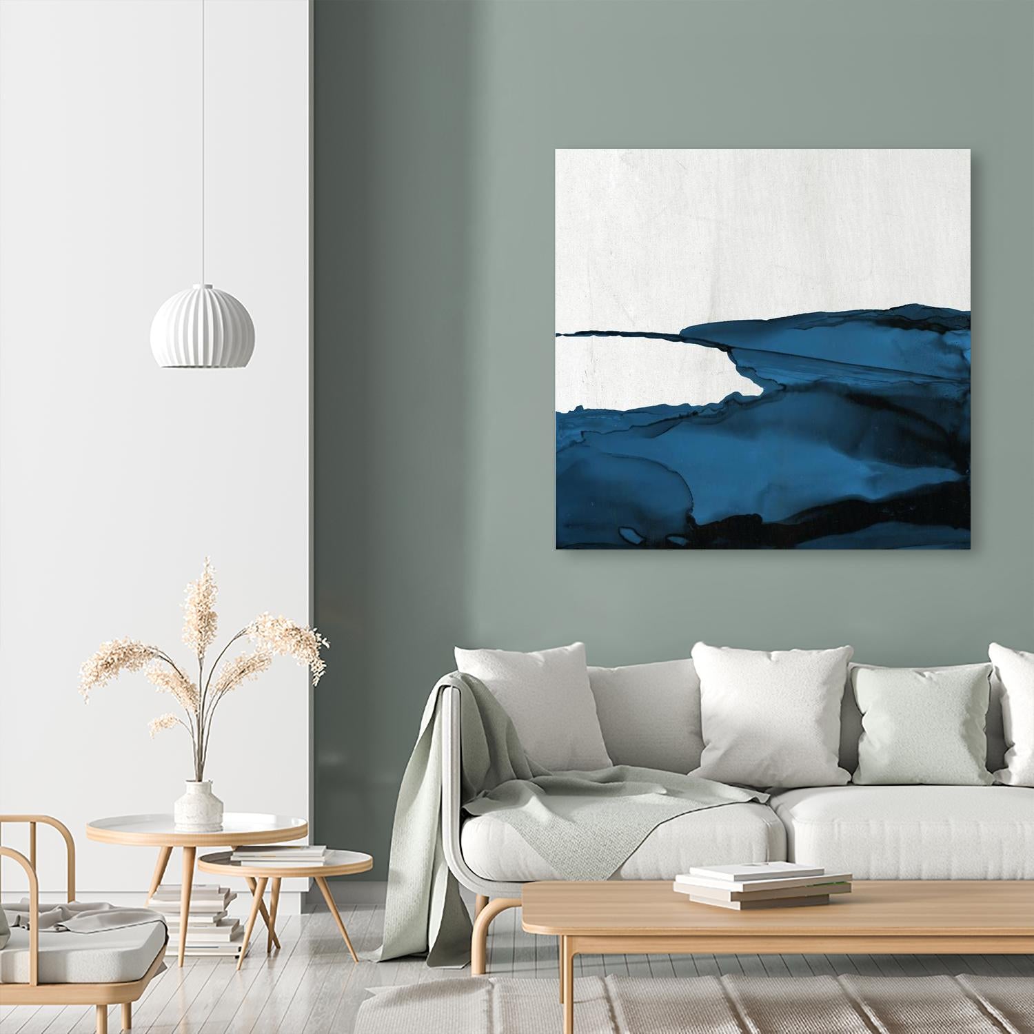 Royal Blue Escape II by Elizabeth Medley on GIANT ART - abstract