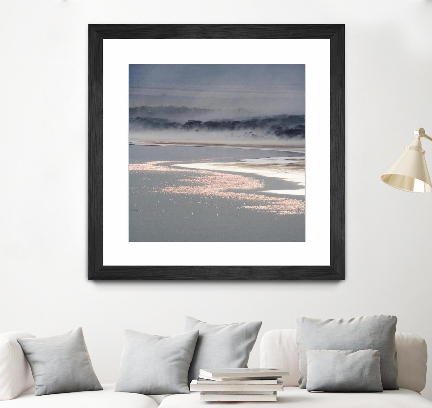 Flamingo Land Square by Carol Walker on GIANT ART - coastal abstract