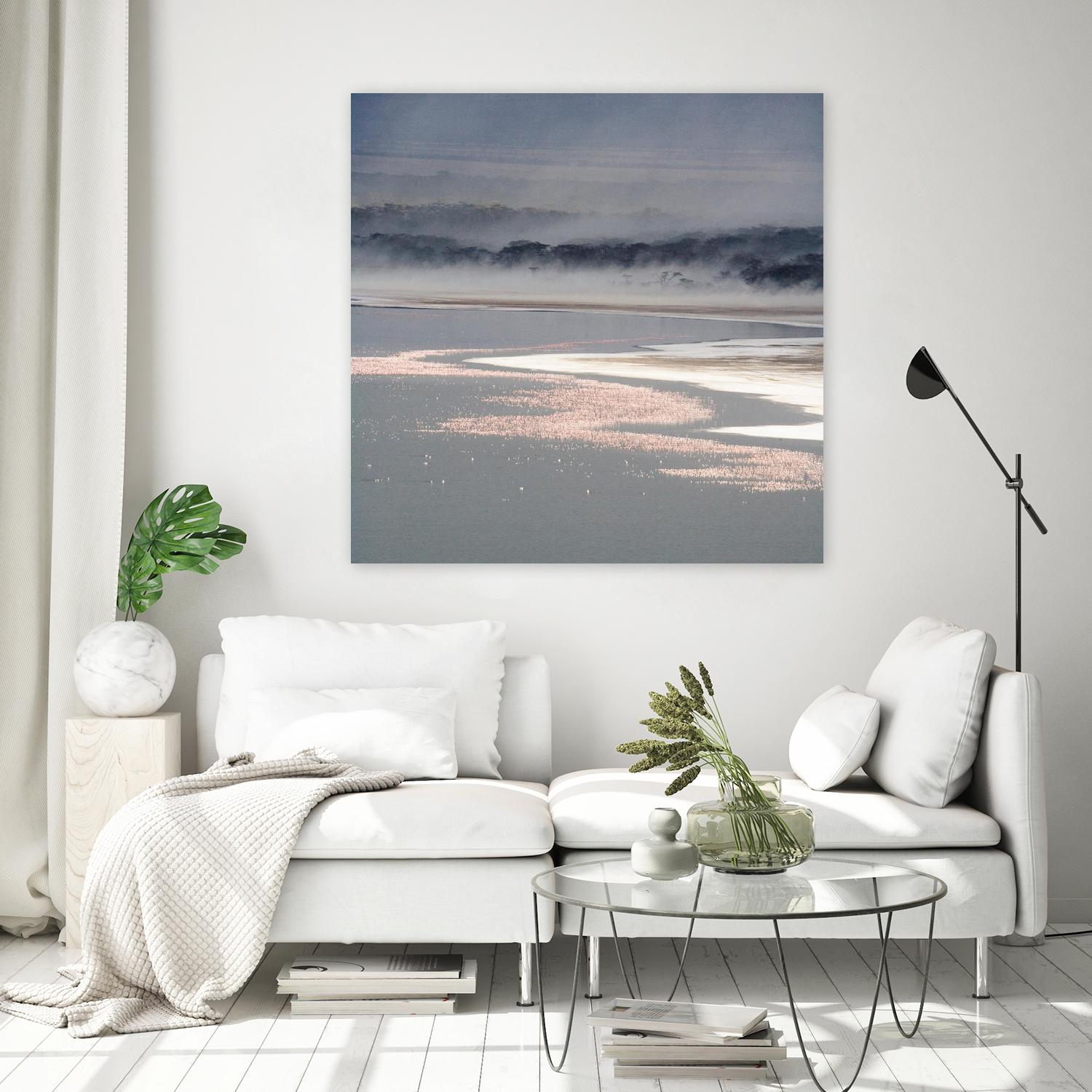 Flamingo Land Square by Carol Walker on GIANT ART - coastal abstract