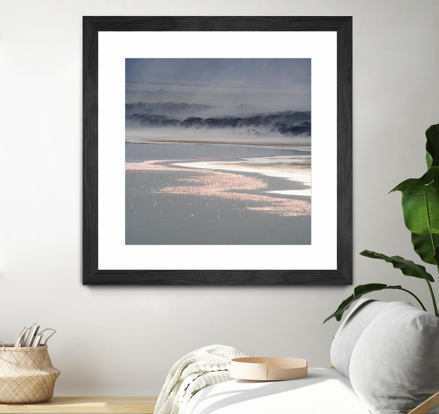 Flamingo Land Square by Carol Walker on GIANT ART - coastal abstract