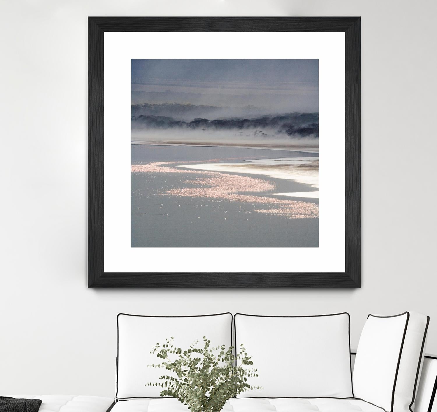 Flamingo Land Square by Carol Walker on GIANT ART - coastal abstract