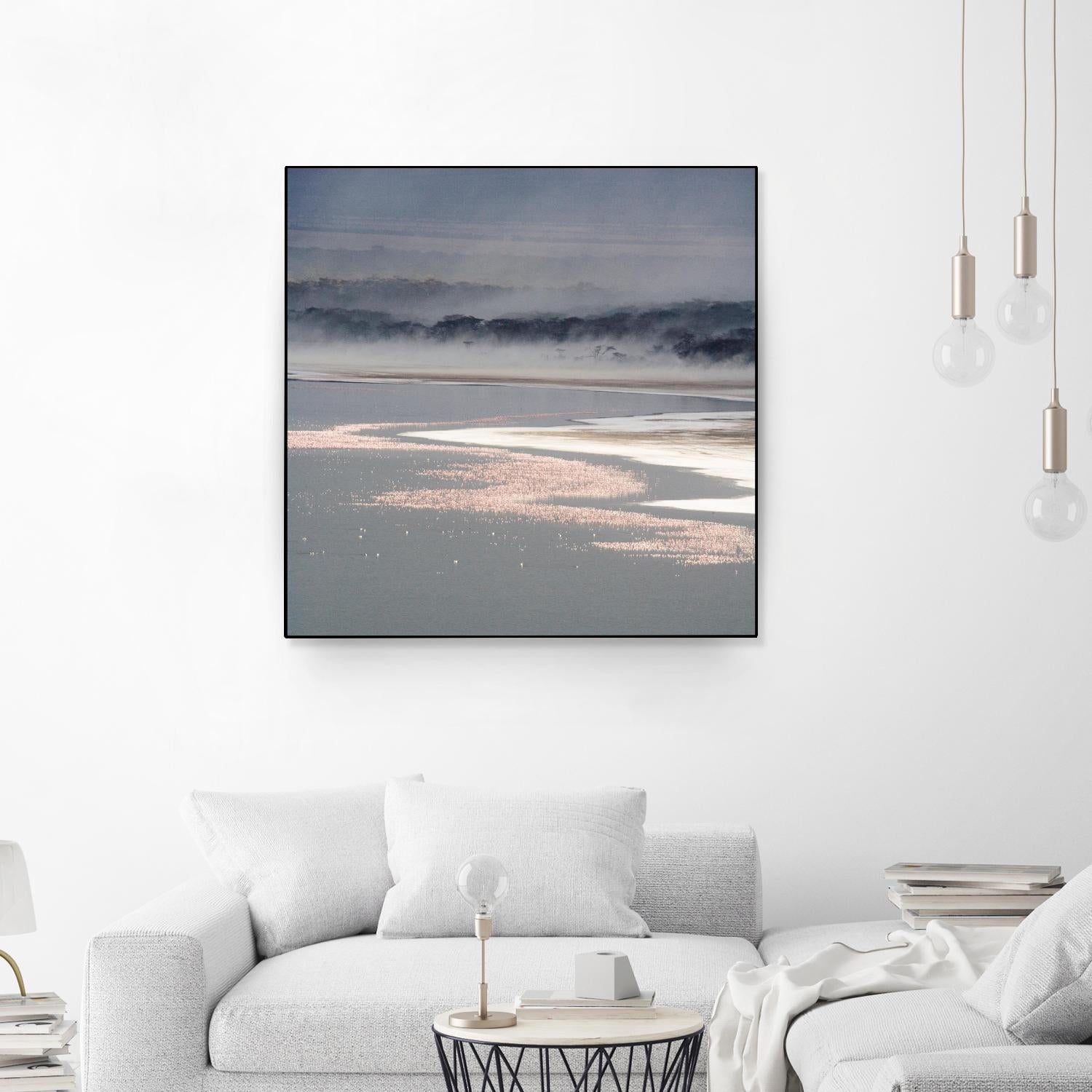 Flamingo Land Square by Carol Walker on GIANT ART - coastal abstract