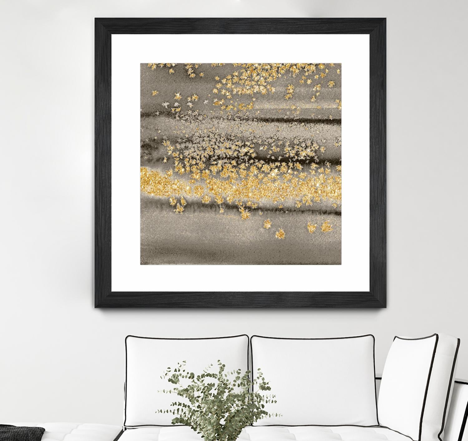 Gold Winds Square III by Lanie Loreth on GIANT ART - abstract