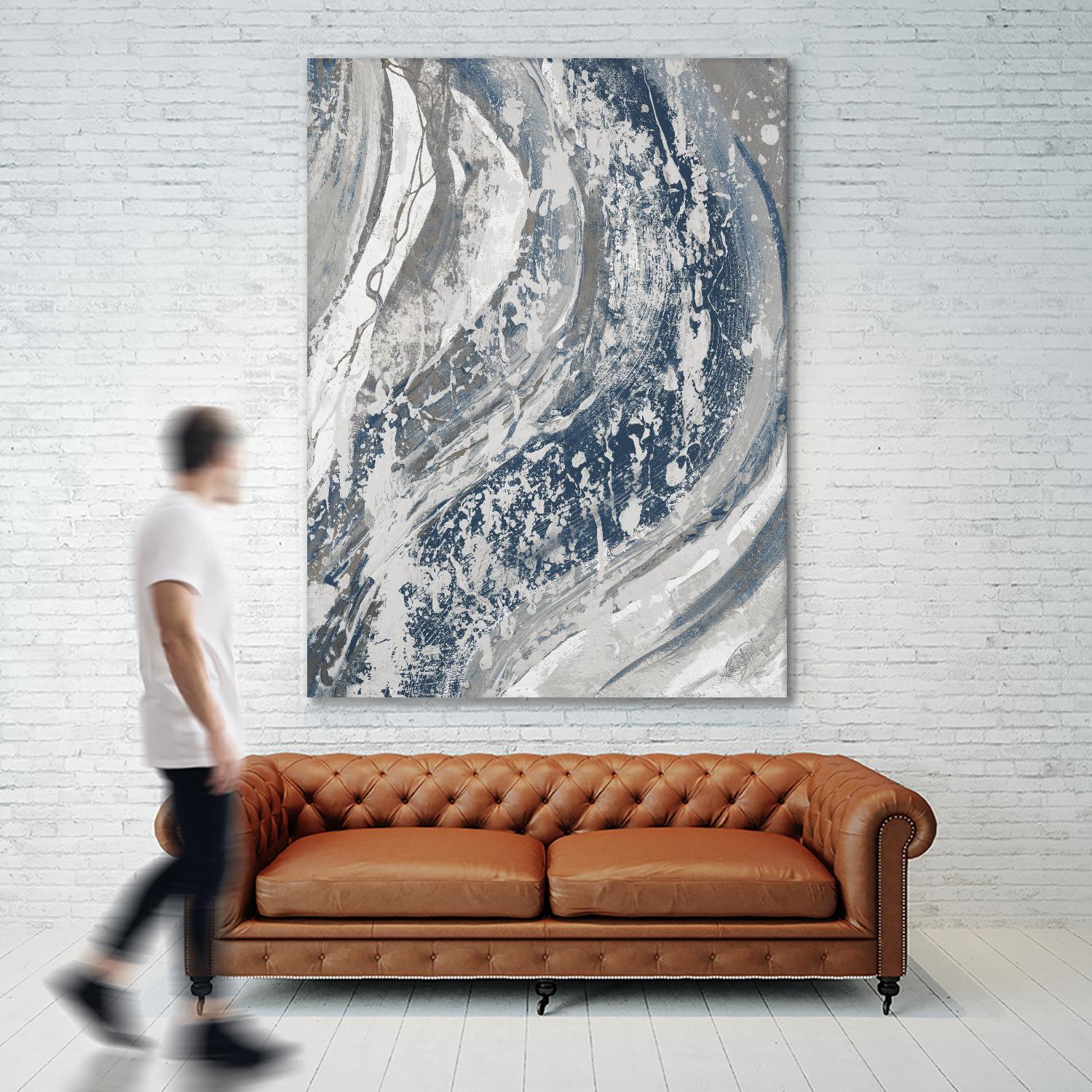 Blue Wave by Patricia Pinto on GIANT ART - abstract