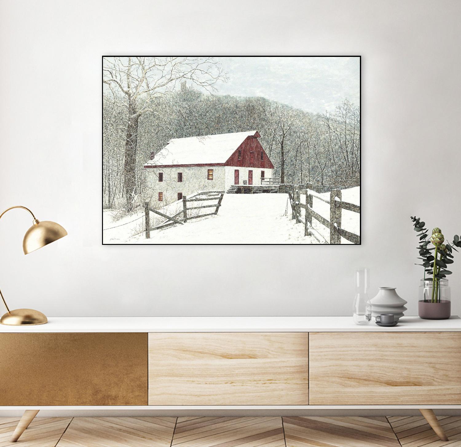 Grist Mill by James Redding on GIANT ART - lodge farm