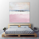 Pink Sea Abstract by Lanie Loreth on GIANT ART - pink abstract costal