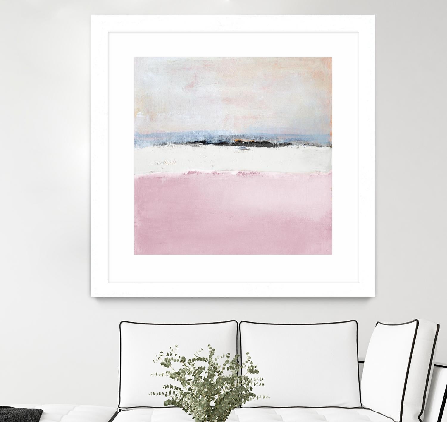 Pink Sea Abstract by Lanie Loreth on GIANT ART - pink abstract costal