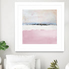 Pink Sea Abstract by Lanie Loreth on GIANT ART - pink abstract costal